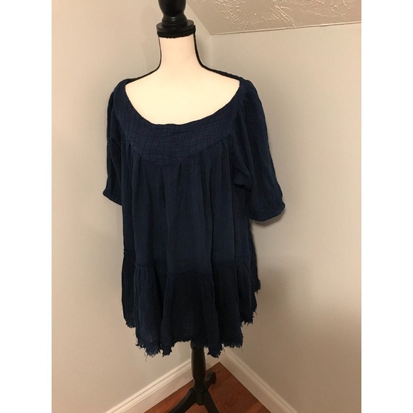 FREE PEOPLE Mysteryland Fringe Mini Baby Doll Dress - Size Extra Small - NWT - Picture 1 of 12
